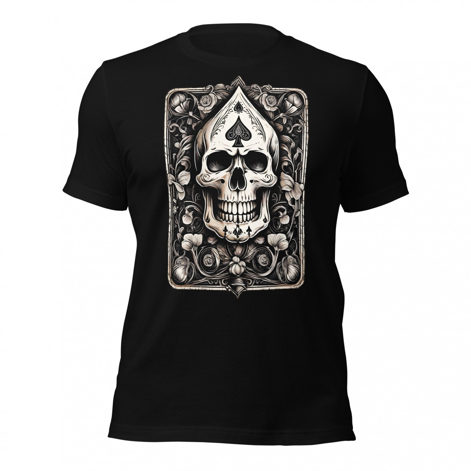 T-shirt with the Spades card